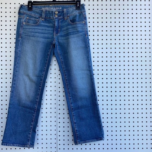 American Eagle Artist Crop Stretch Jeans - Picture 1 of 7